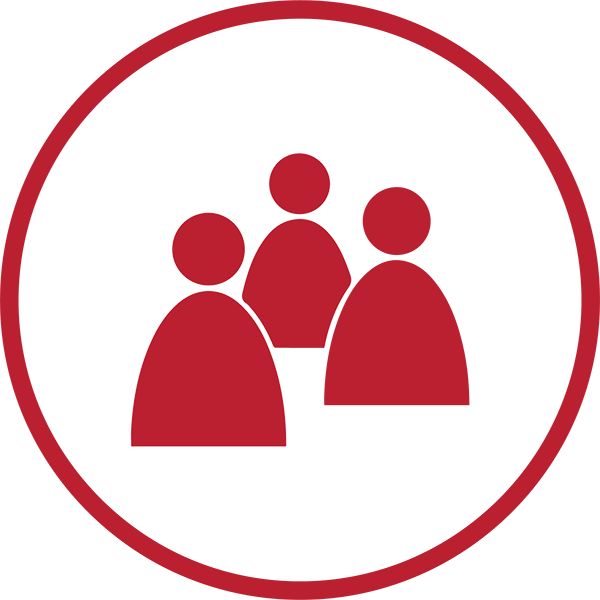 Icon of a community meeting