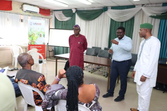 USAID Advancing Nutrition training of food vendors