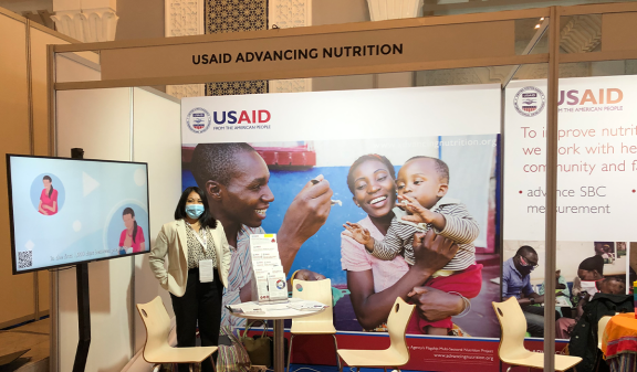 USAID Advancing Nutrition both at SBCC Conference