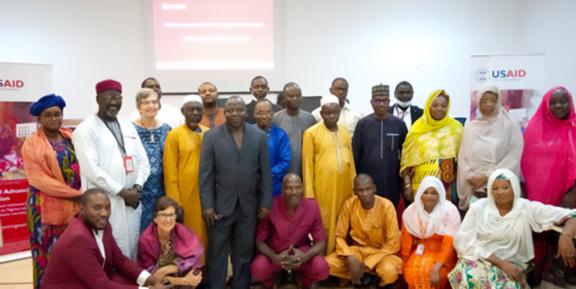 Group photo at a Niger UAN workshop