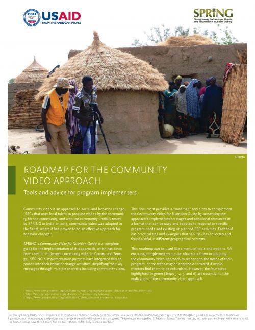 Cover of Roadmap for the Community Video Approach