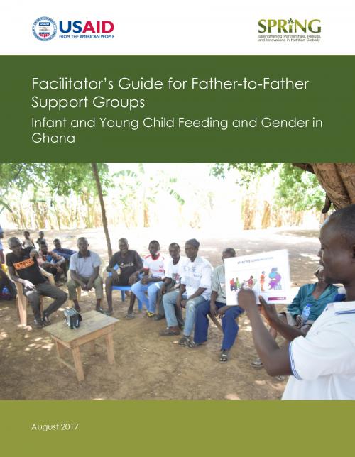 Cover of Facilitator’s Guide for Father-to-Father Support Groups