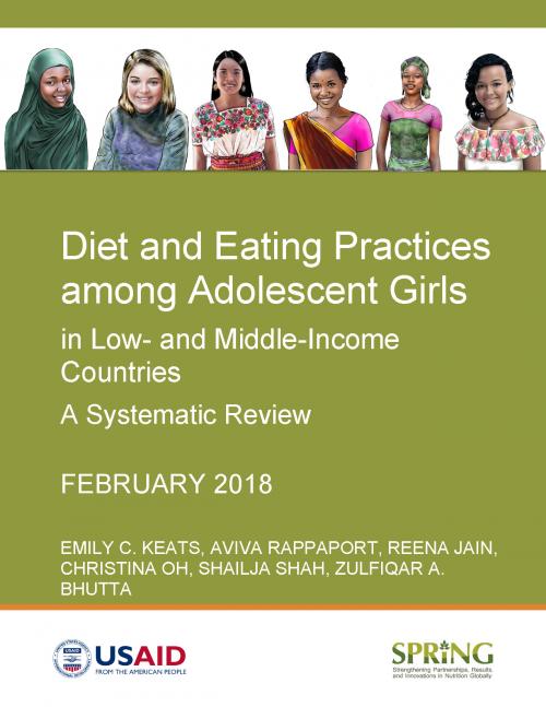 Cover of Diet and Eating Practices among Adolescent Girls in Low- and Middle-Income Countries