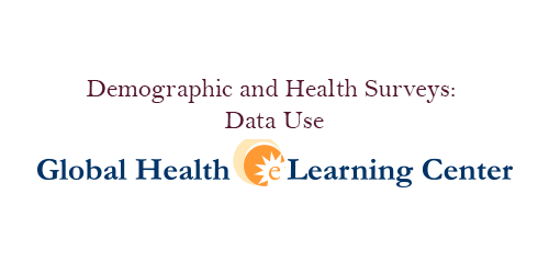 Demographic and Health Surveys Data Use Thumbnail