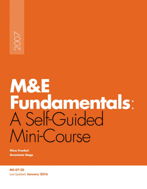 M&E Fundamentals Cover of Guide