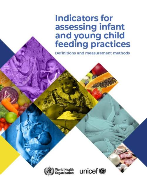Cover of WHO publication: Indicators for assessing infant and young child feeding practices: definitions and measurement methods