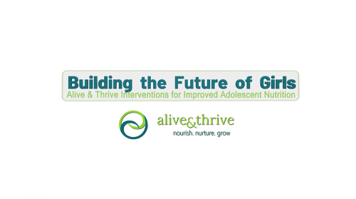 Thumbnail of VIDEO: Building the Future of Girls: Alive & Thrive Interventions to Improve Adolescent Nutrition in Ethiopia