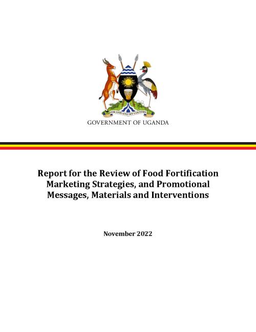 Thumbnail of the report cover, with the national seal of Uganda
