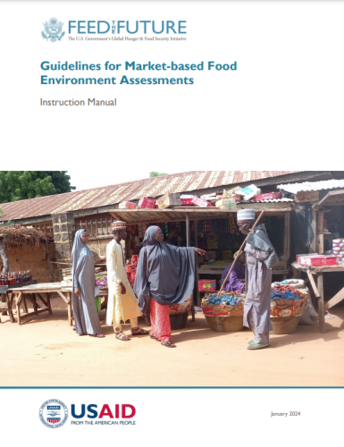 Cover of food environment monitoring and evaluation guide